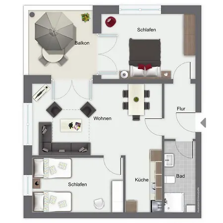 Apartment Duenenblick 43 *